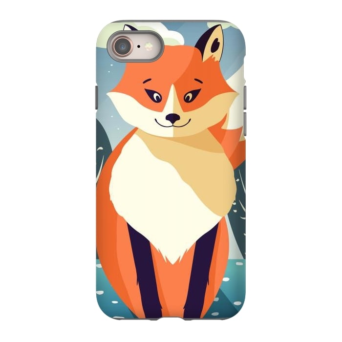 iPhone 8 StrongFit Wildlife 006a Red Fox by Jelena Obradovic