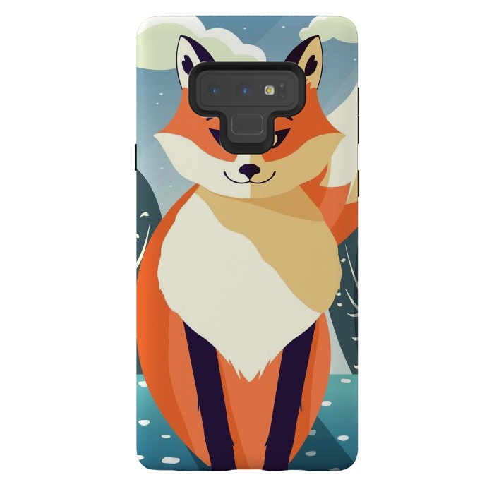 Galaxy Note 9 StrongFit Wildlife 006a Red Fox by Jelena Obradovic