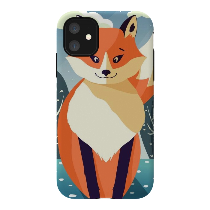 iPhone 11 StrongFit Wildlife 006a Red Fox by Jelena Obradovic