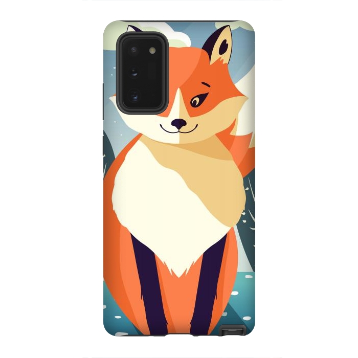 Galaxy Note 20 StrongFit Wildlife 006a Red Fox by Jelena Obradovic
