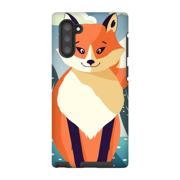 Galaxy Note 10 StrongFit Wildlife 006a Red Fox by Jelena Obradovic