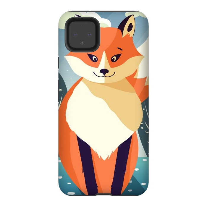 Pixel 4XL StrongFit Wildlife 006a Red Fox by Jelena Obradovic