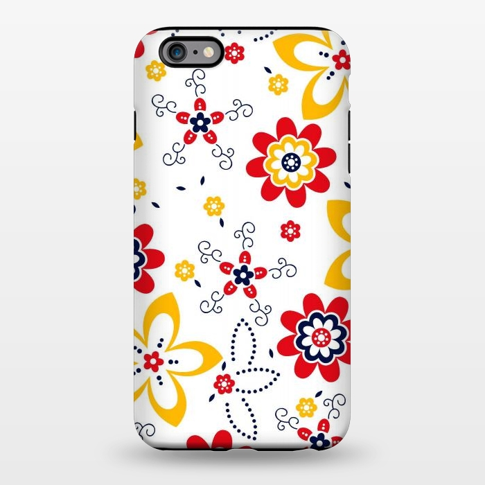 iPhone 6/6s plus StrongFit Daisies pattern with circle elements by ArtsCase
