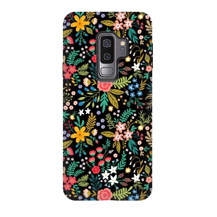 Galaxy S9 plus StrongFit Elegant Floral Pattern by ArtsCase