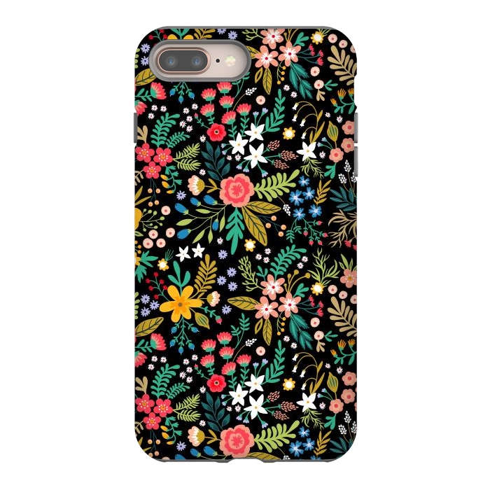 iPhone 8 plus StrongFit Elegant Floral Pattern by ArtsCase