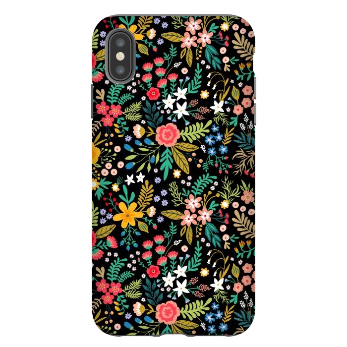 iPhone Xs Max StrongFit Elegant Floral Pattern by ArtsCase