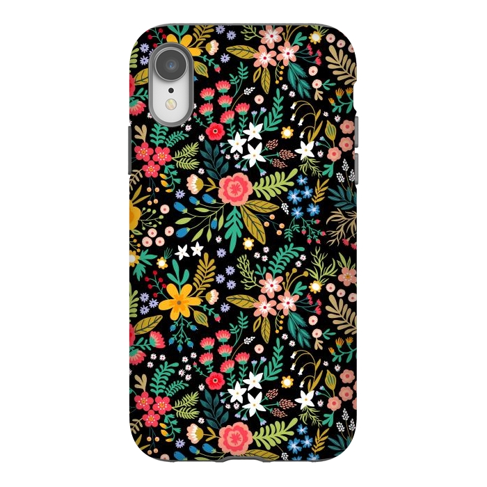 iPhone Xr StrongFit Elegant Floral Pattern by ArtsCase