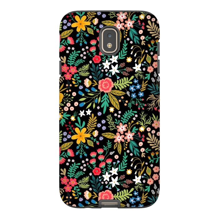Galaxy J7 StrongFit Elegant Floral Pattern by ArtsCase