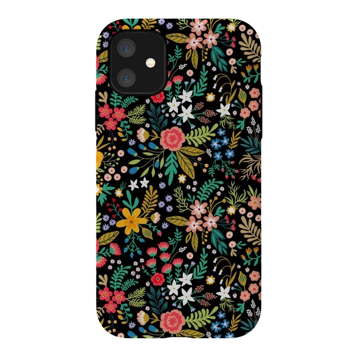 iPhone 11 StrongFit Elegant Floral Pattern by ArtsCase