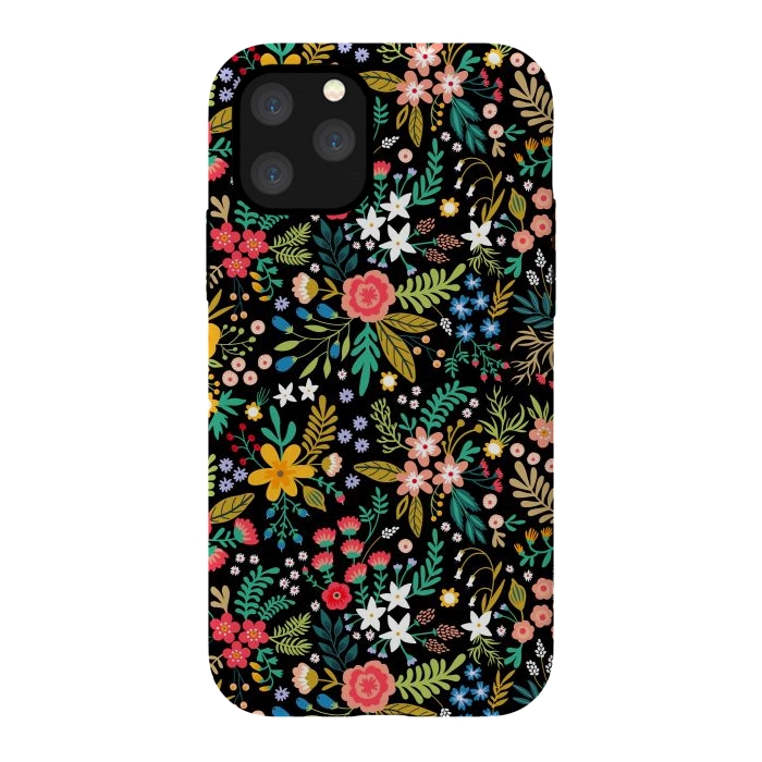 iPhone 11 Pro StrongFit Elegant Floral Pattern by ArtsCase