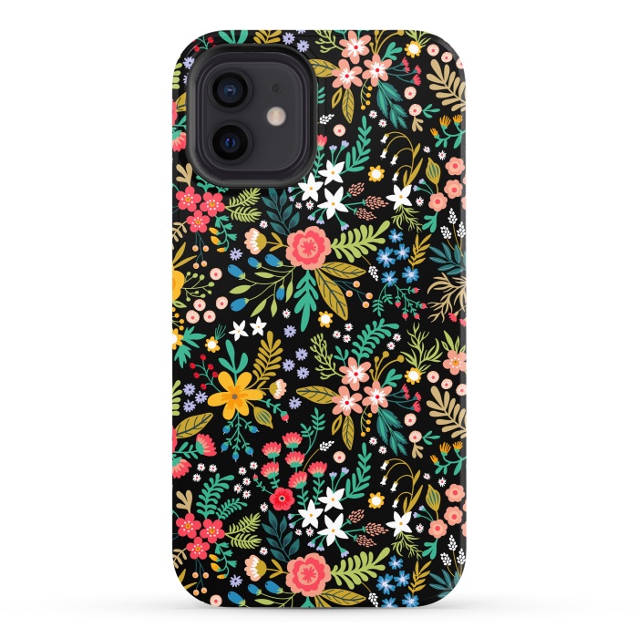iPhone 12 StrongFit Elegant Floral Pattern by ArtsCase