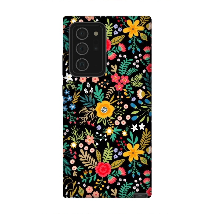 Galaxy Note 20 Ultra StrongFit Elegant Floral Pattern by ArtsCase