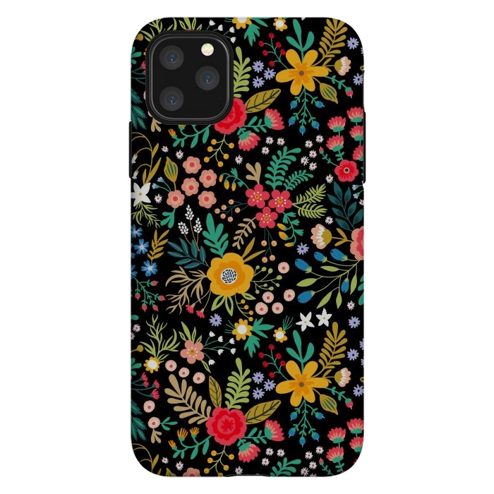 iPhone 11 Pro Max StrongFit Elegant Floral Pattern by ArtsCase