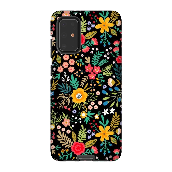 Galaxy S20 Plus StrongFit Elegant Floral Pattern by ArtsCase