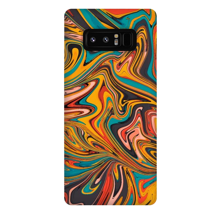Galaxy Note 8 StrongFit Liquid colours 1  by Steve Wade (Swade)