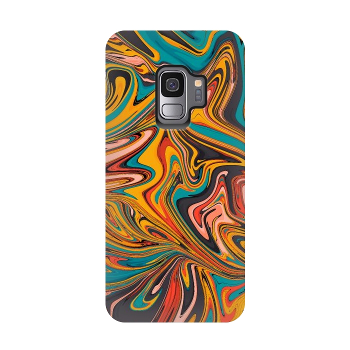 Galaxy S9 StrongFit Liquid colours 1  by Steve Wade (Swade)