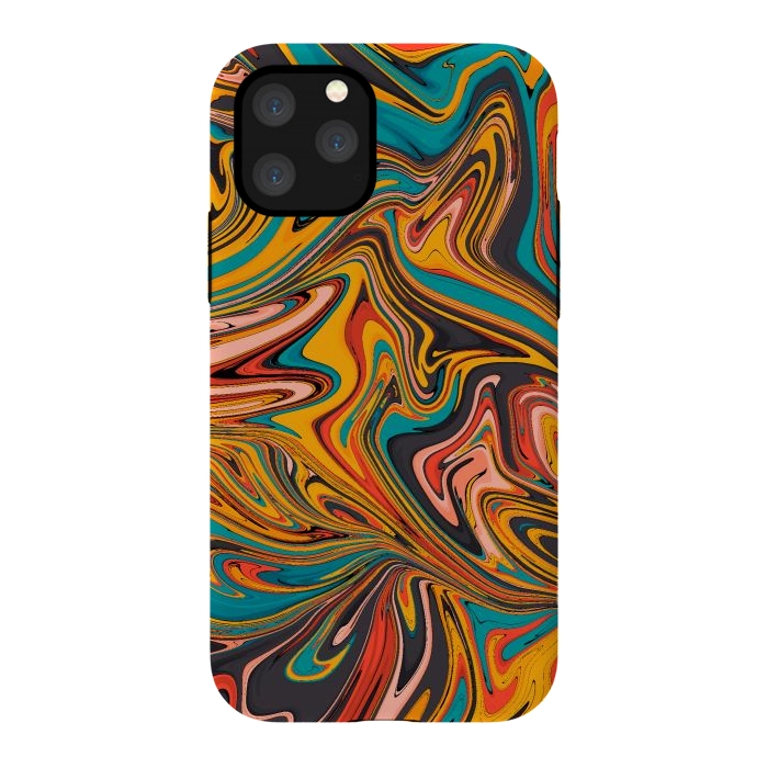 iPhone 11 Pro StrongFit Liquid colours 1  by Steve Wade (Swade)