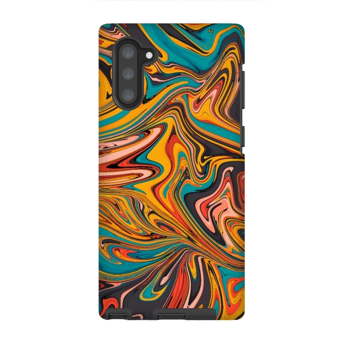 Galaxy Note 10 StrongFit Liquid colours 1  by Steve Wade (Swade)