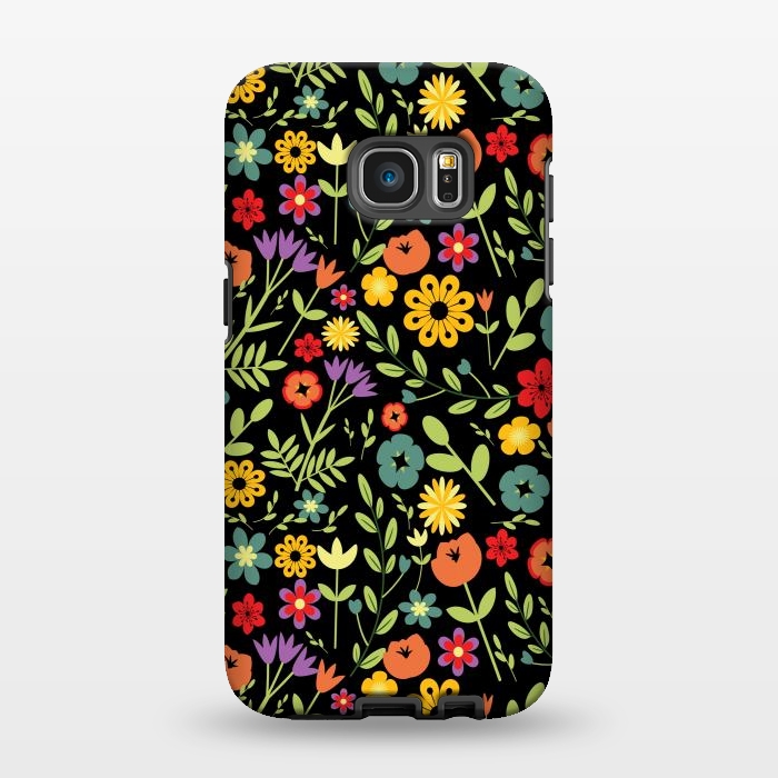 Galaxy S7 EDGE StrongFit Beautiful Flower Garden by ArtsCase