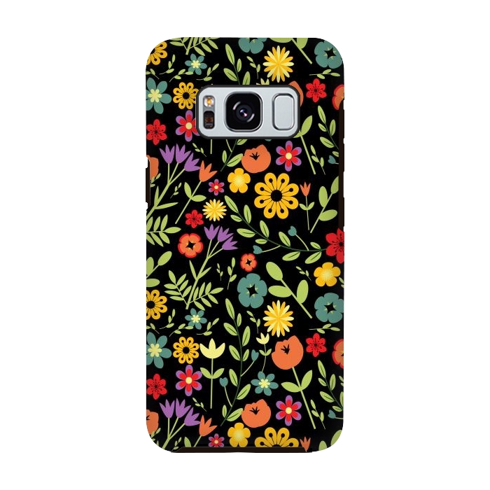Galaxy S8 StrongFit Beautiful Flower Garden by ArtsCase
