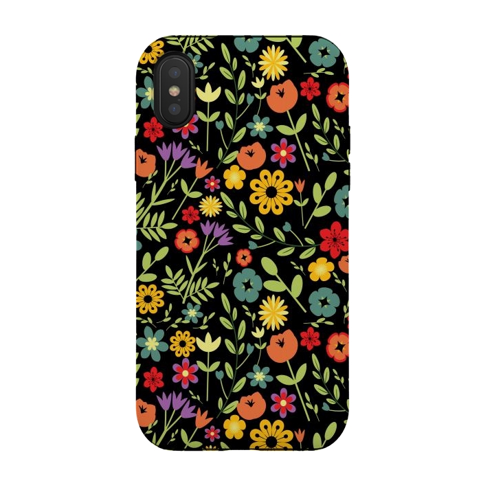 iPhone Xs / X StrongFit Beautiful Flower Garden by ArtsCase