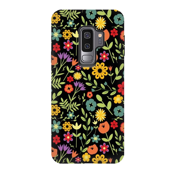 Galaxy S9 plus StrongFit Beautiful Flower Garden by ArtsCase