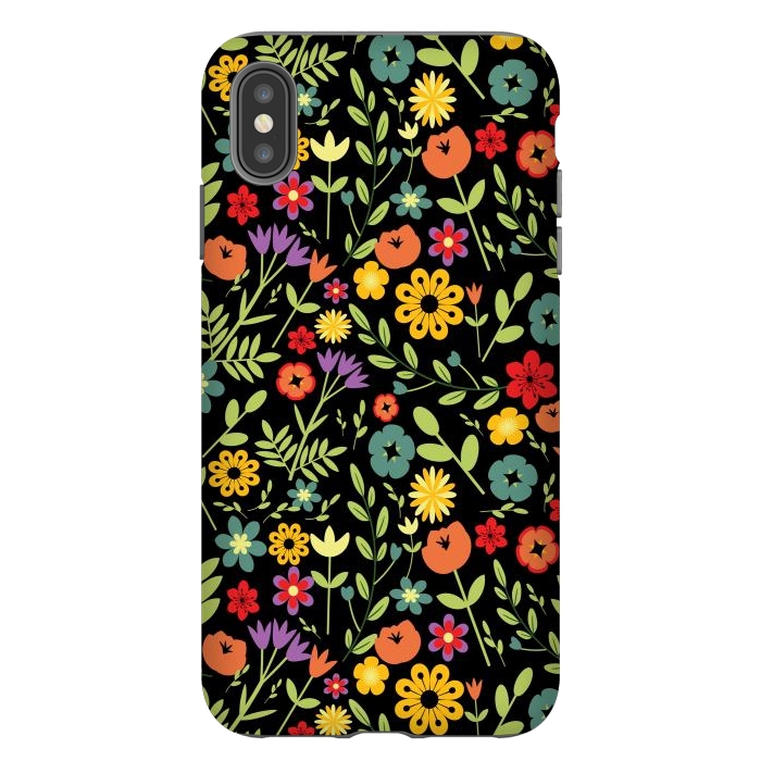 iPhone Xs Max StrongFit Beautiful Flower Garden by ArtsCase