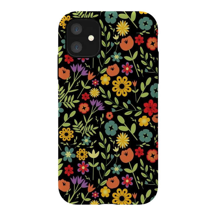 iPhone 11 StrongFit Beautiful Flower Garden by ArtsCase