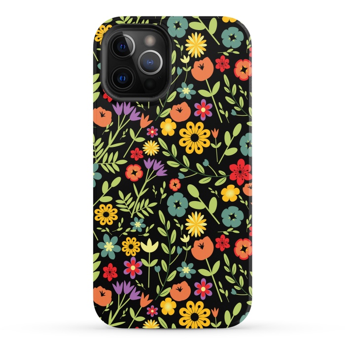 iPhone 12 Pro StrongFit Beautiful Flower Garden by ArtsCase
