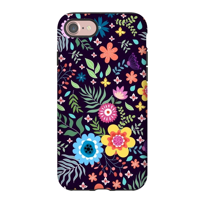 iPhone 7 StrongFit Colourful Flowers by ArtsCase