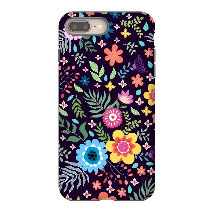 iPhone 8 plus StrongFit Colourful Flowers by ArtsCase
