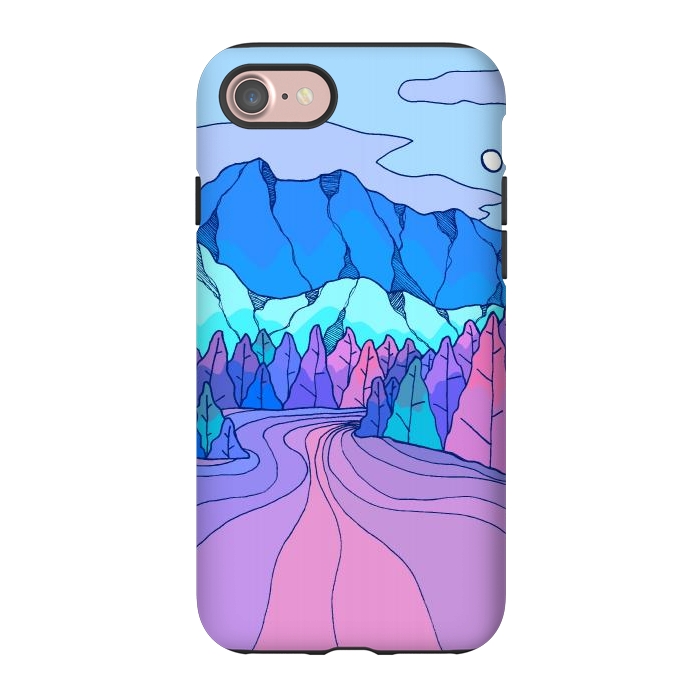 iPhone 7 StrongFit The neon river by Steve Wade (Swade)