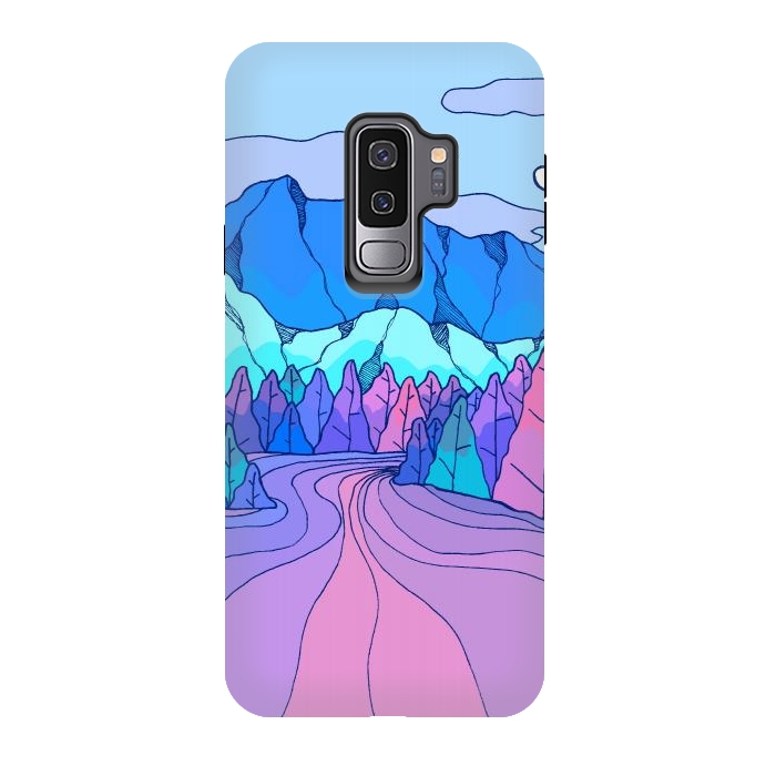 Galaxy S9 plus StrongFit The neon river by Steve Wade (Swade)