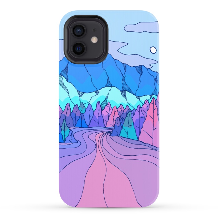 iPhone 12 StrongFit The neon river por Steve Wade (Swade)