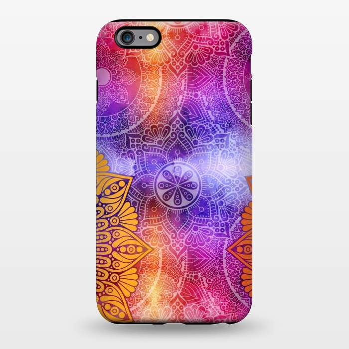iPhone 6/6s plus StrongFit Mandala Pattern with bright Colors by ArtsCase