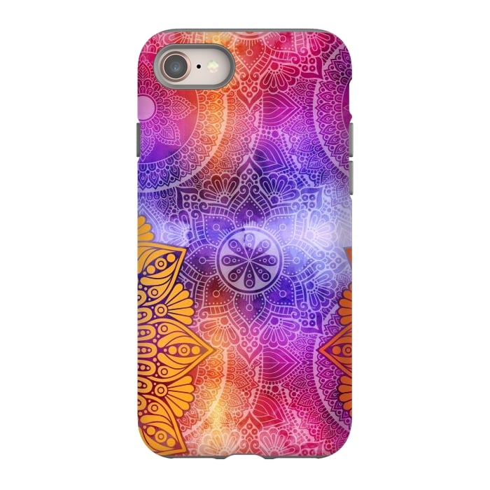 iPhone SE StrongFit Mandala Pattern with bright Colors by ArtsCase