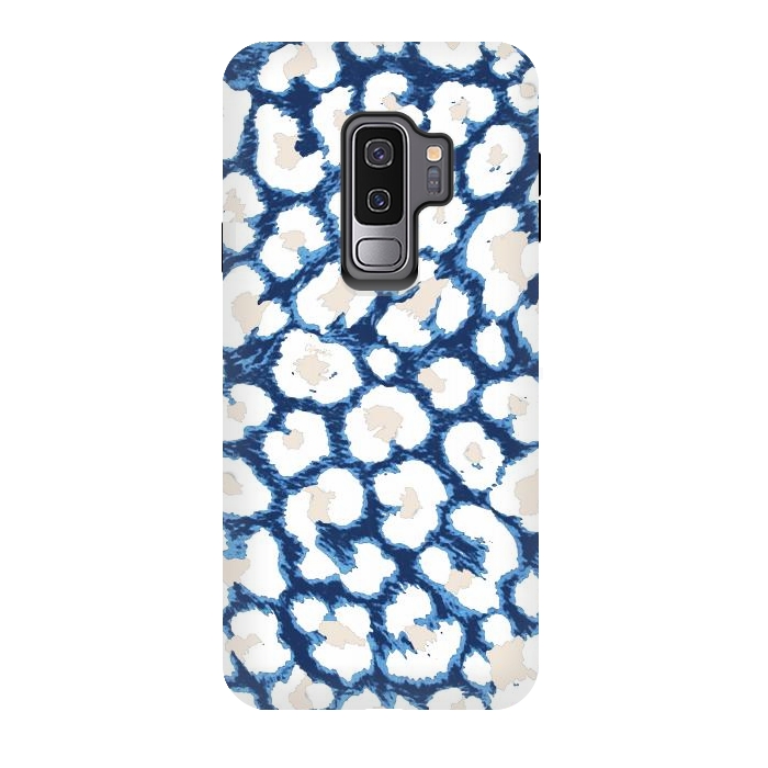 Galaxy S9 plus StrongFit Blue-Cream Cozy Surface by ''CVogiatzi.
