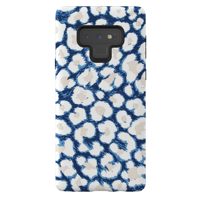 Galaxy Note 9 StrongFit Blue-Cream Cozy Surface by ''CVogiatzi.