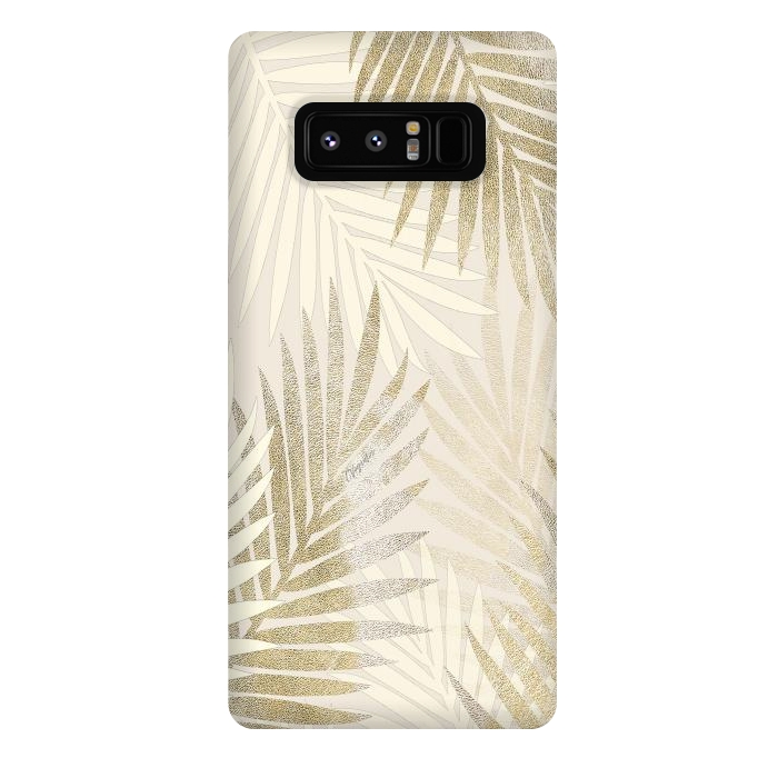 Galaxy Note 8 StrongFit Relaxing Palms-Gold by ''CVogiatzi.