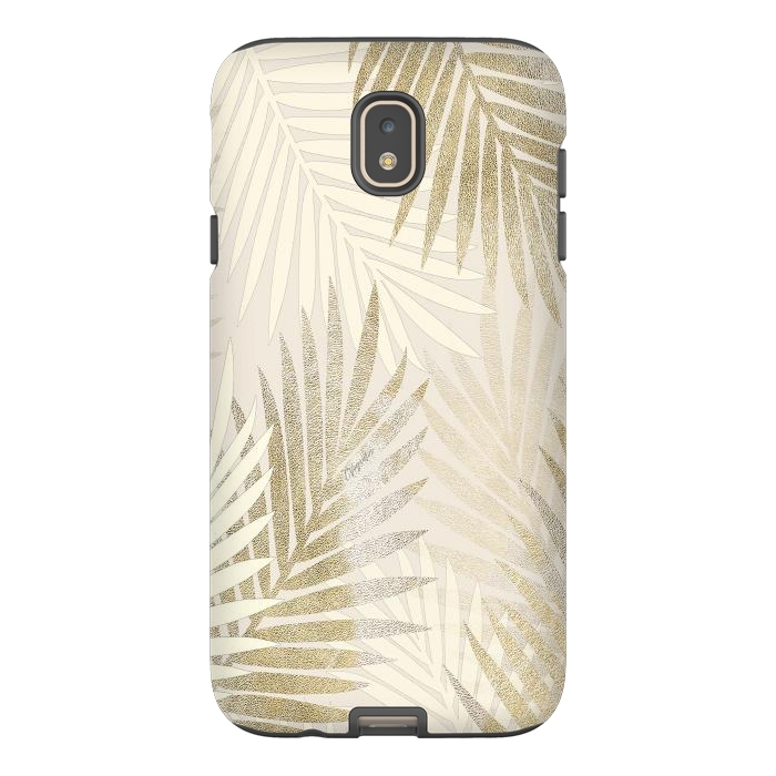 Galaxy J7 StrongFit Relaxing Palms-Gold by ''CVogiatzi.