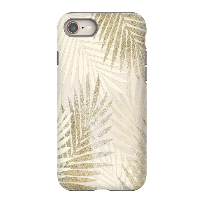 iPhone SE StrongFit Relaxing Palms-Gold by ''CVogiatzi.