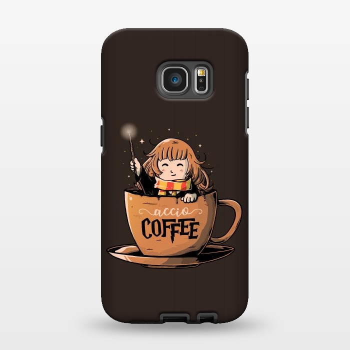 Galaxy S7 EDGE StrongFit Accio Coffee by eduely
