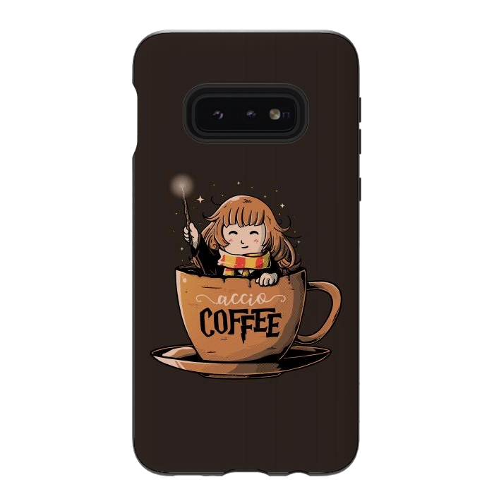 Galaxy S10e StrongFit Accio Coffee by eduely