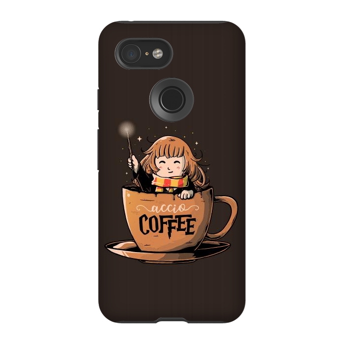 Pixel 3 StrongFit Accio Coffee by eduely