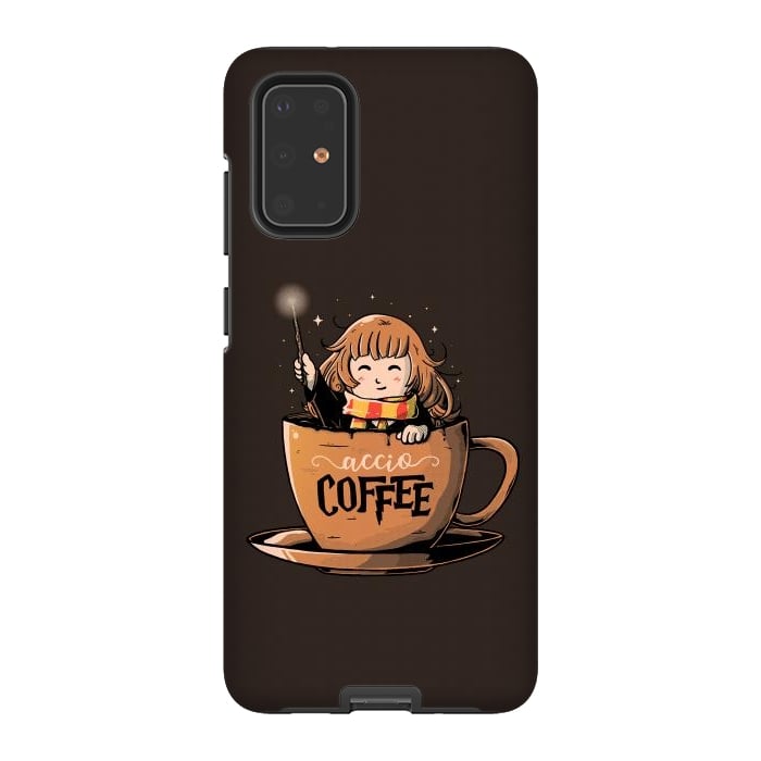 Galaxy S20 Plus StrongFit Accio Coffee by eduely
