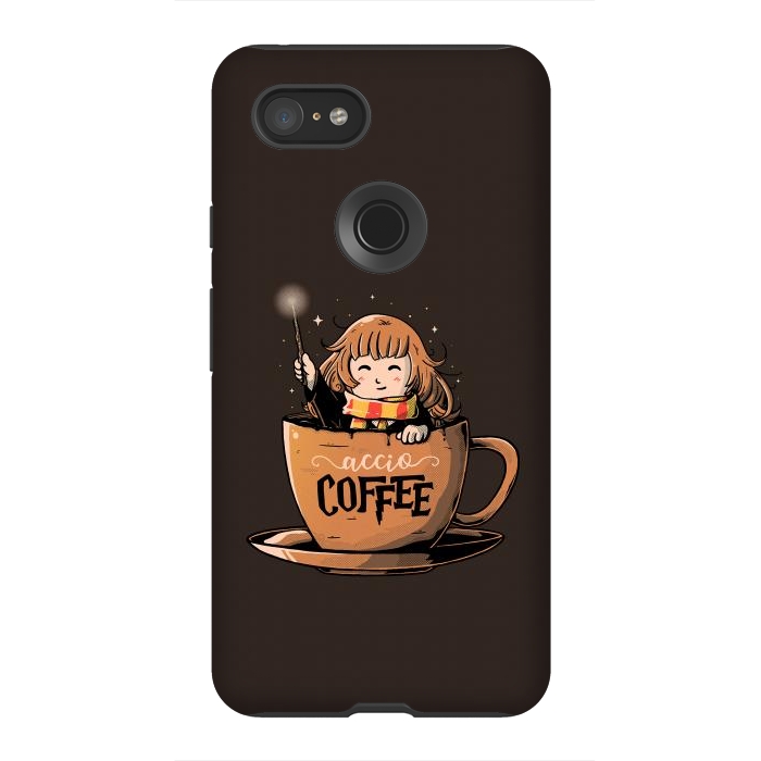 Pixel 3XL StrongFit Accio Coffee by eduely