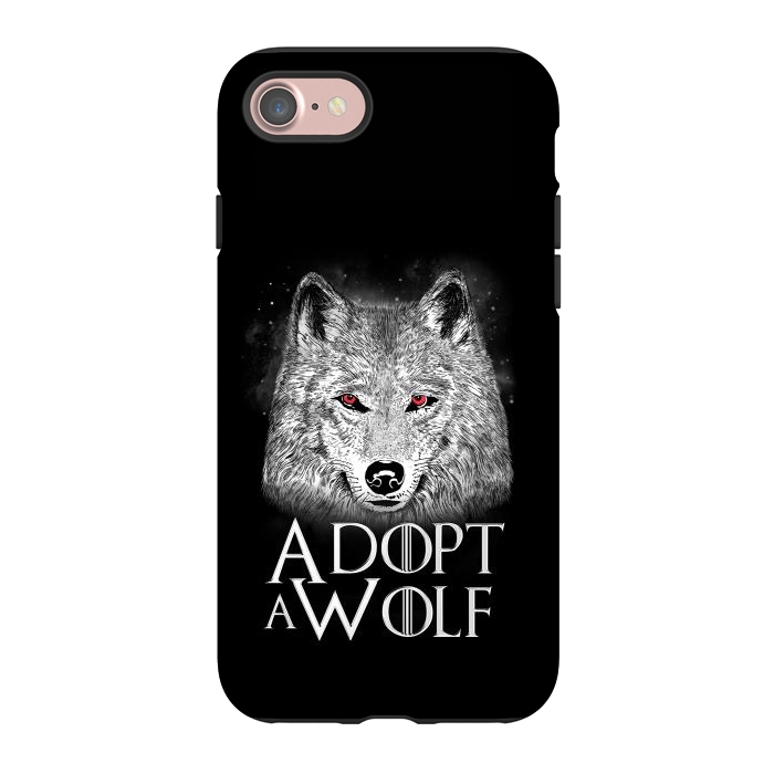 iPhone 7 StrongFit Adopt a Wolf by eduely