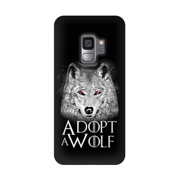 Galaxy S9 StrongFit Adopt a Wolf by eduely
