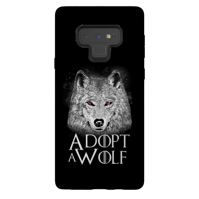 Galaxy Note 9 StrongFit Adopt a Wolf by eduely