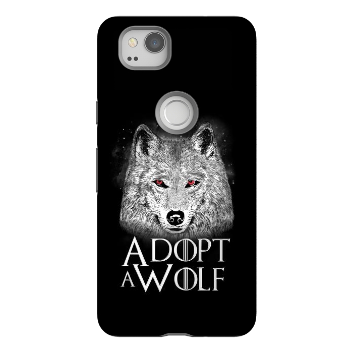 Pixel 2 StrongFit Adopt a Wolf by eduely